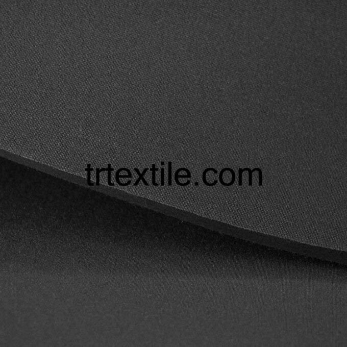 2mm black neoprene fabric - trtextile.com image