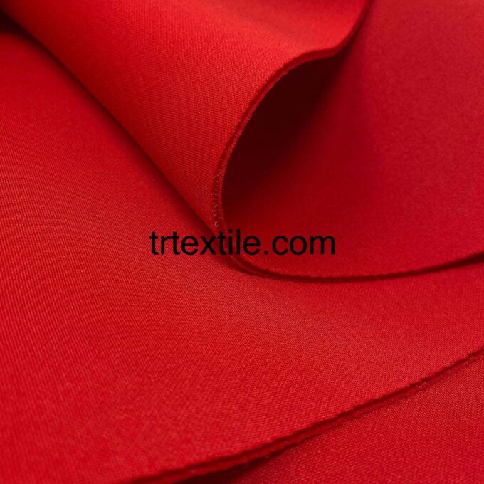 3mm red neoprene fabric - trtextile.com image