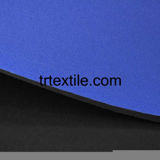 5mm black blue neoprene fabric - trtextile.com image