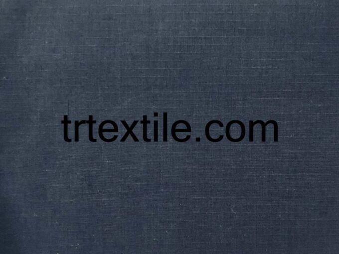 anthracite-smoked cotton ripstop fabric - trtextile.com image