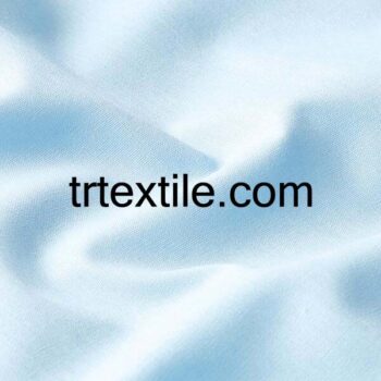baby blue poplin akfil fabric - trtextile.com image