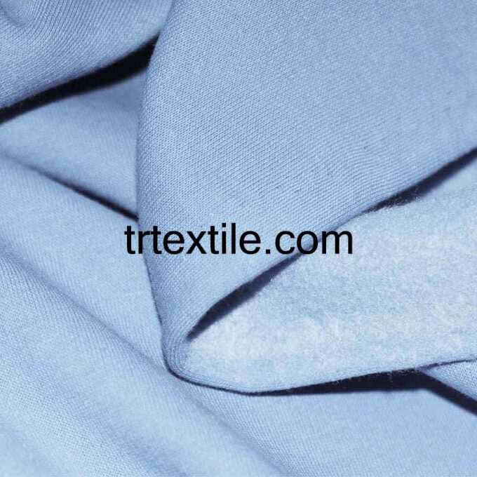 baby blue three thread fabric - trtextile.com image