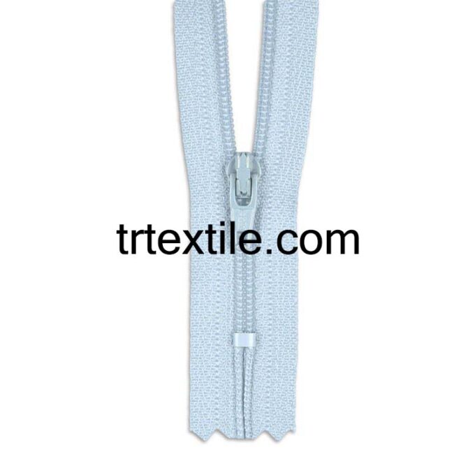 baby blue zipper - trtextile.com image