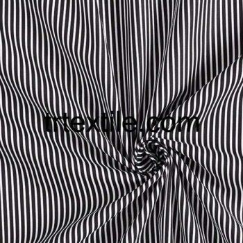 black and white thin striped viscose fabric - trtextile.com image