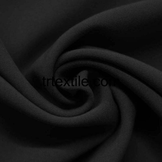 black gabardine fabric - trtextile.com image