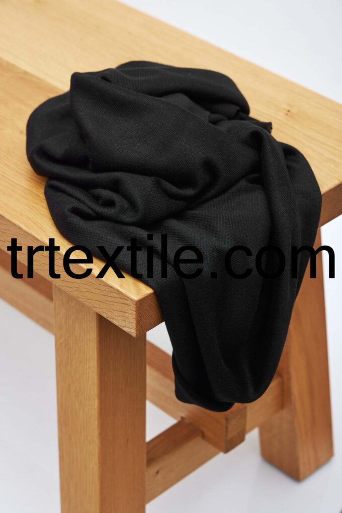 black knitwear fabric - trtextile.com image