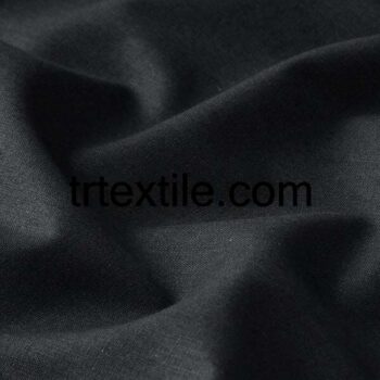 black poplin akfil fabric - trtextile.com image