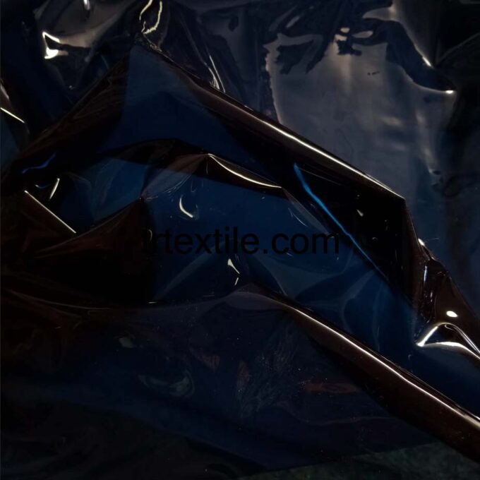 black transparent pvc fabric - trtextile.com image