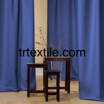 blue background curtain fabric - trtextile.com image