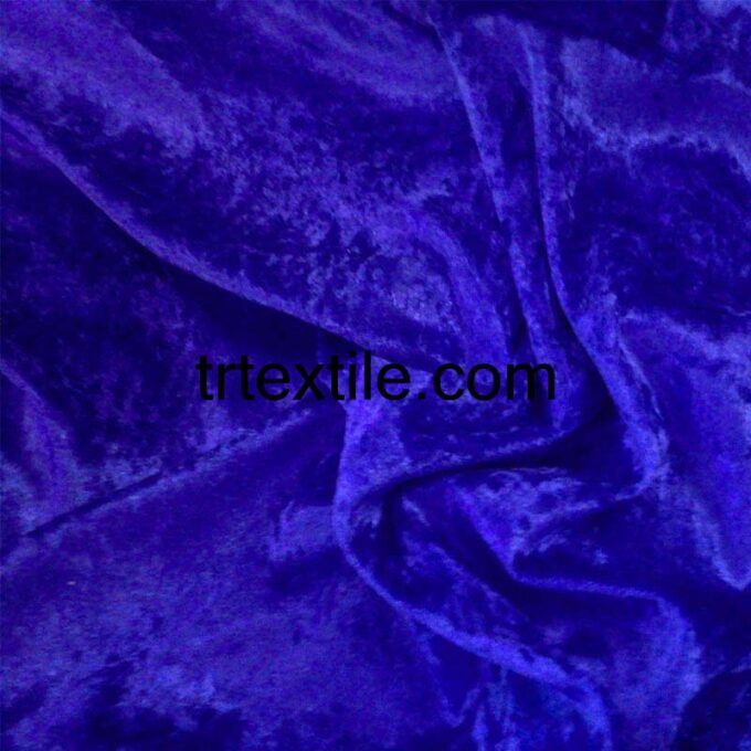 blue janjan velvet - trtextile.com image