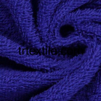 blue terry bathrobe fabric - trtextile.com image