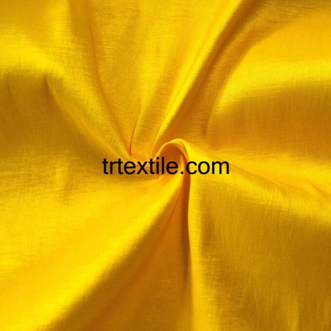 bright yellow taffeta fabric - trtextile.com image