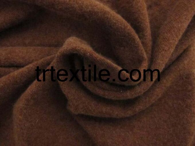 brown angora fabric - trtextile.com image