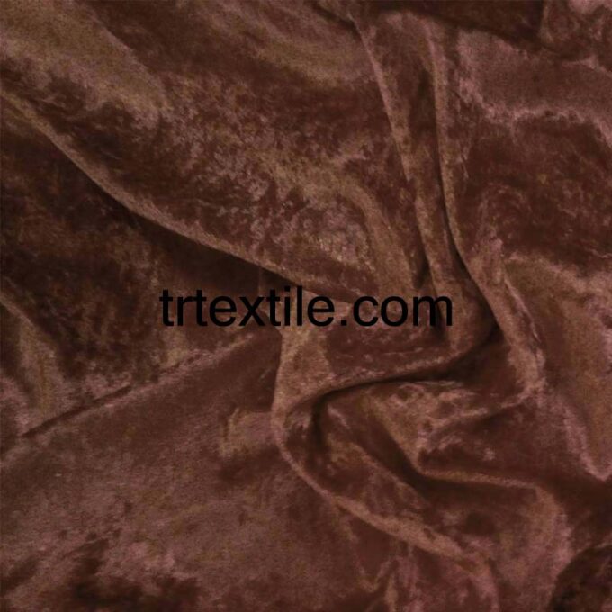 brown janjan velvet - trtextile.com image