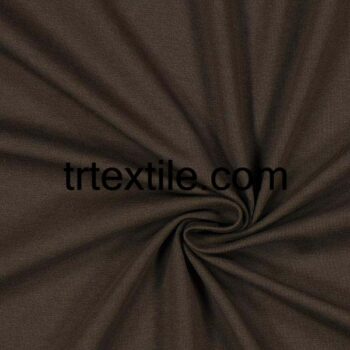 brown organic cotton combed fabric - trtextile.com image