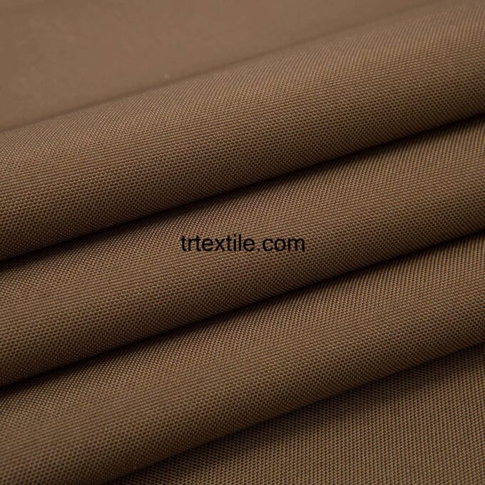 brown oxford fabric - trtextile.com image