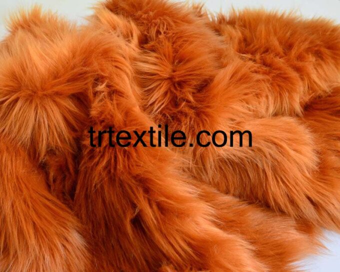 brown plush fabric - trtextile.com image