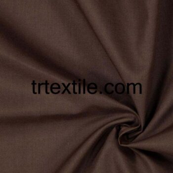 brown poplin fabric - trtextile.com image