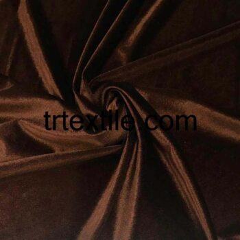 brown velvet fabric - trtextile.com image