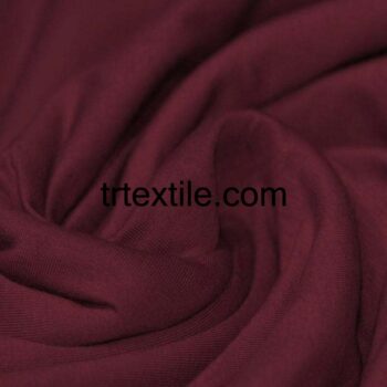 burgundy combed cotton fabric - trtextile.com image