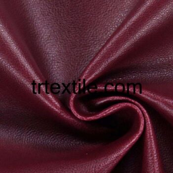 burgundy faux leather - trtextile.com image