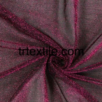 burgundy glitter fabric - trtextile.com image