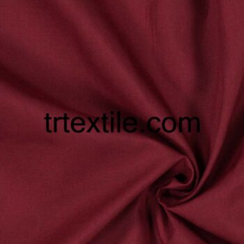 burgundy poplin fabric - trtextile.com image