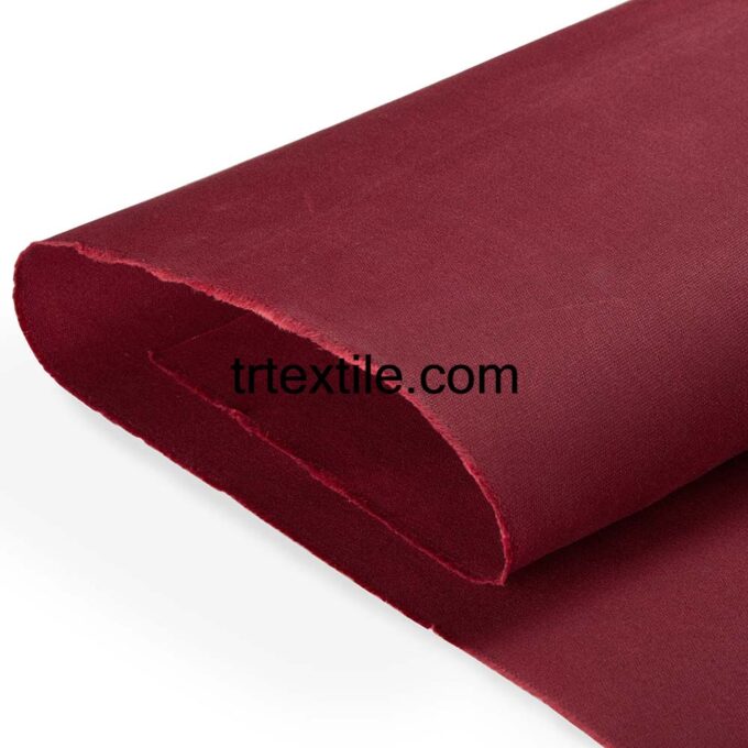 burgundy wax coated fabric - trtextile.com image