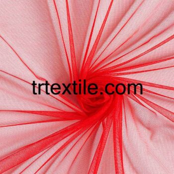cherry tulle fabric - trtextile.com image
