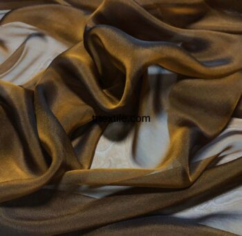 copper color janjan chiffon fabric - trtextile.com image