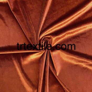copper color velvet fabric - trtextile.com image