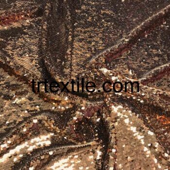 copper sequin fabric 5mm - trtextile.com image