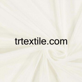 cream tulle fabric - trtextile.com image