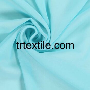 cyan chiffon fabric - trtextile.com image