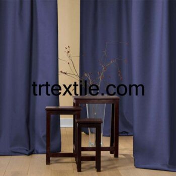 dark blue background curtain fabric - trtextile.com image