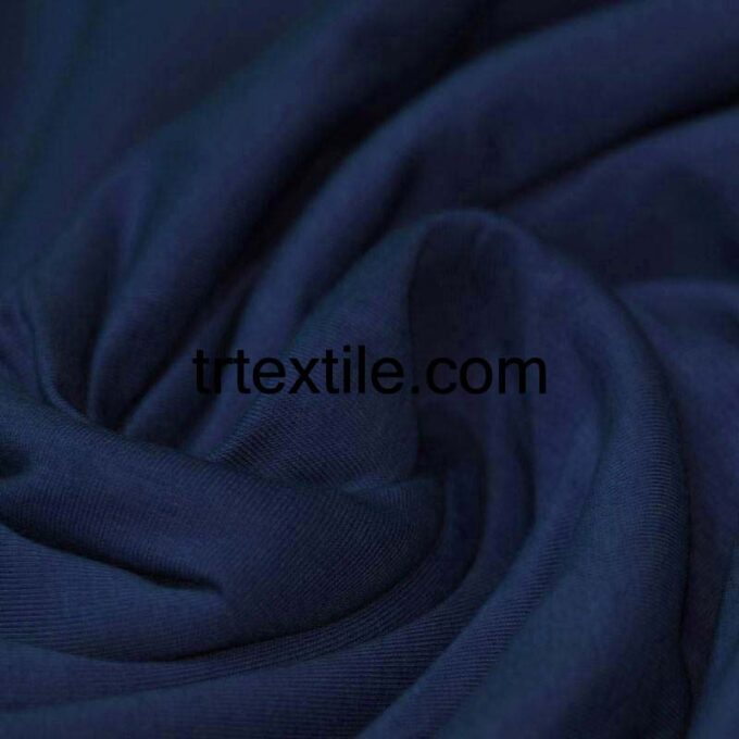 dark blue combed cotton fabric - trtextile.com image