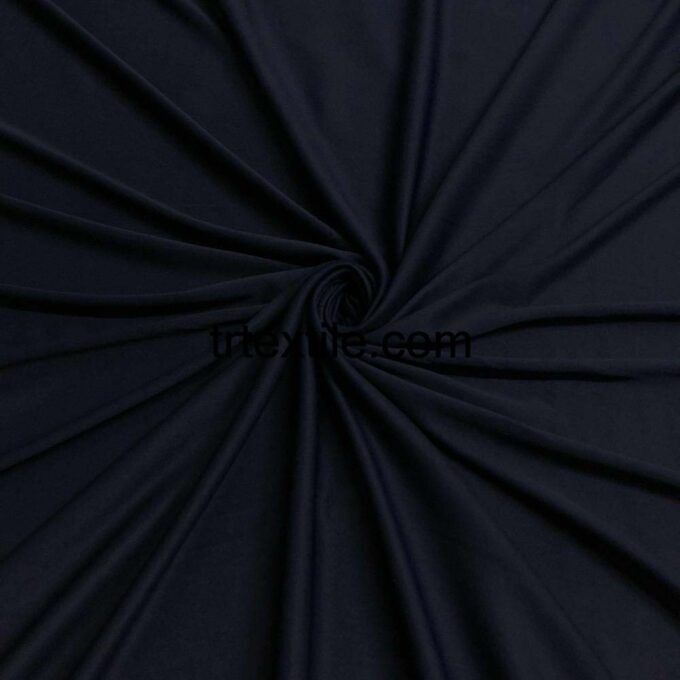 dark blue interlock fabric - trtextile.com image