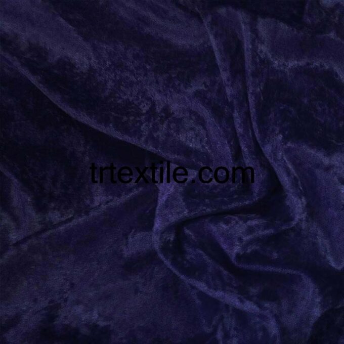 navy blue janjan velvet - trtextile.com image