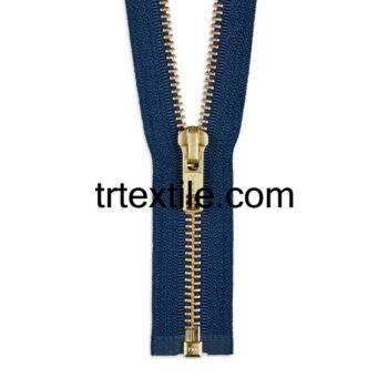 dark blue metal zipper - trtextile.com image