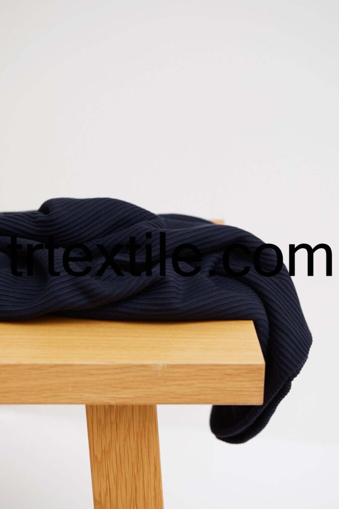 dark blue ottoman fabric - trtextile.com image