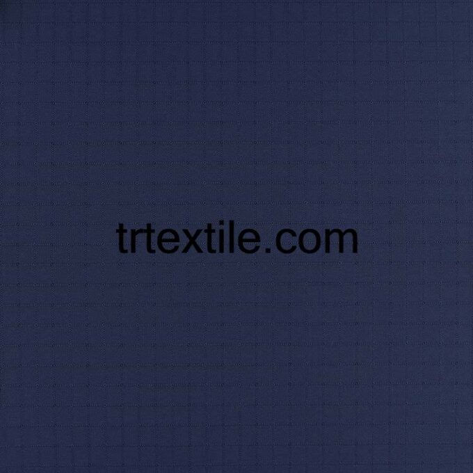 navy blue ripstop fabric - trtextile.com image