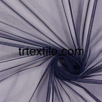 dark blue tulle fabric - trtextile.com image