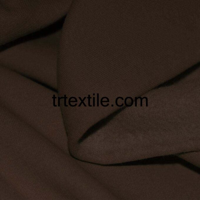 dark brown three thread fabric - trtextile.com image