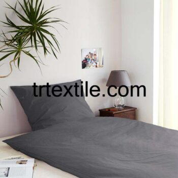 dark gray duvet cover fabric - trtextile.com image