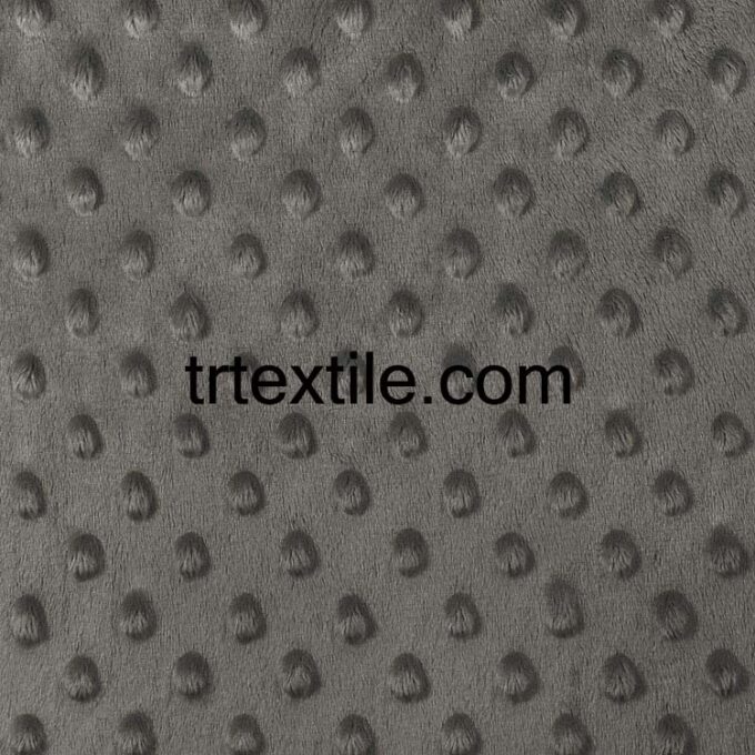 dark gray minkey fabric - trtextile.com image