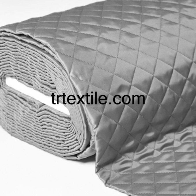 dark gray quilted fabric - trtextile.com image