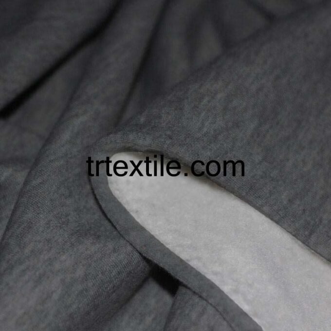 dark gray three thread fabric - trtextile.com image