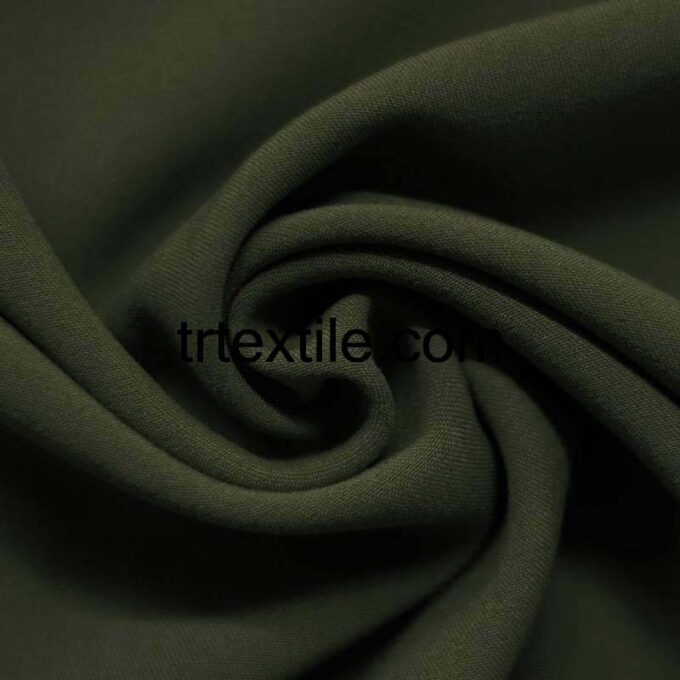 dark green gabardine fabric - trtextile.com image