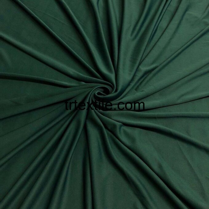 dark green interlock fabric - trtextile.com image