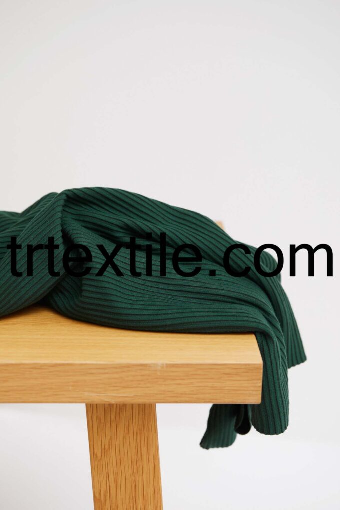 dark green ottoman fabric - trtextile.com image